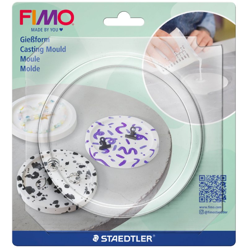 FIMO mould tray, square, 120×120×15 mm