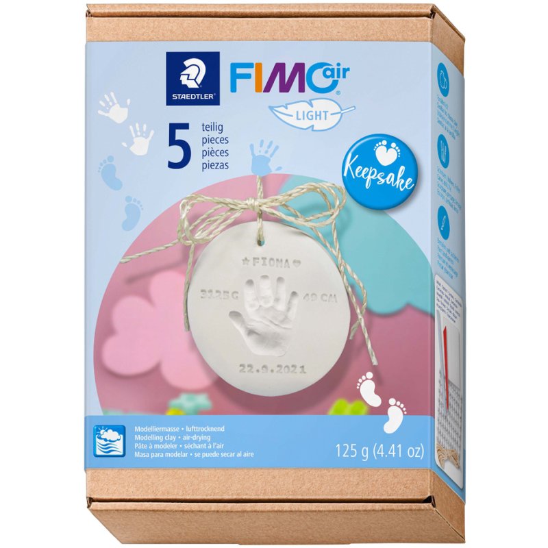 FIMO air Modelleermassa-set Huisdier, wit, 125 g, 5-delig