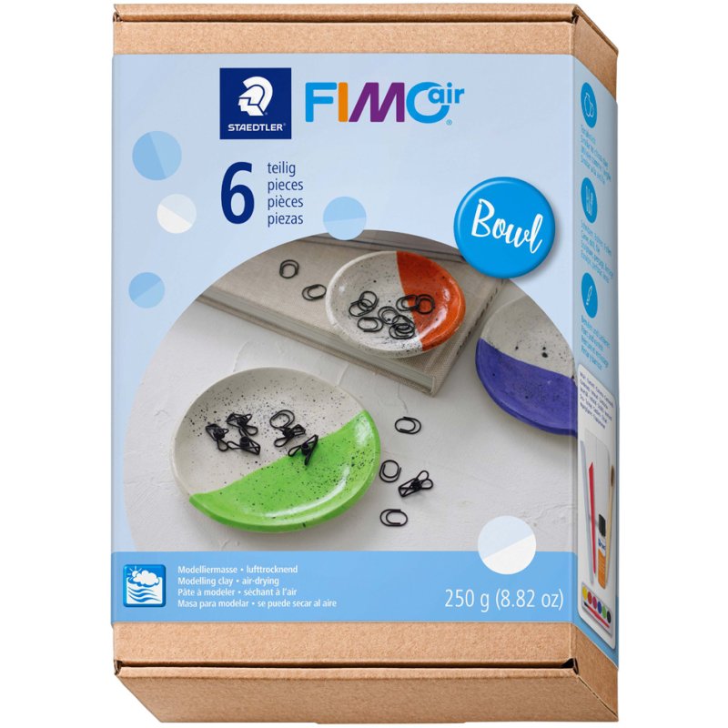 FIMO air modelleermassa-set schalen, luchtdrogend, 250 g wit