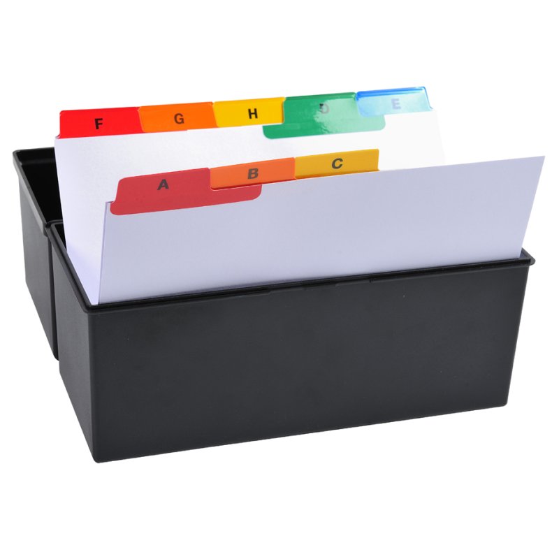 EXACOMPTA Registerset A-Z, karton, A7 quer, wit