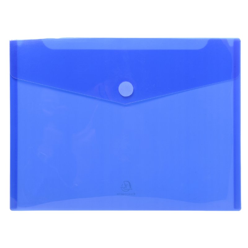 EXACOMPTA Pochettes documents, transparentes, A4, 5 pièces, PP 0,20 mm