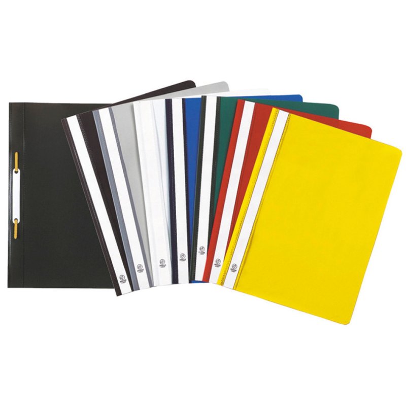 EXACOMPTA snelhechter A4, PP, zwart, 100 vel