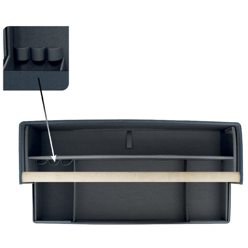LEITZ desk organiser, dark grey, 380 x 190 x 260 mm