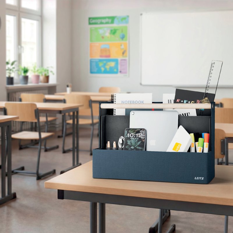LEITZ desk organiser, dark grey, 380 x 190 x 260 mm