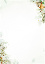 sigel Kerstmotiefpapier Klokken, A4, 100 vel