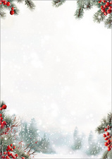sigel Kerstmotiefpapier Scandinavian Snow, A4, 25 vel