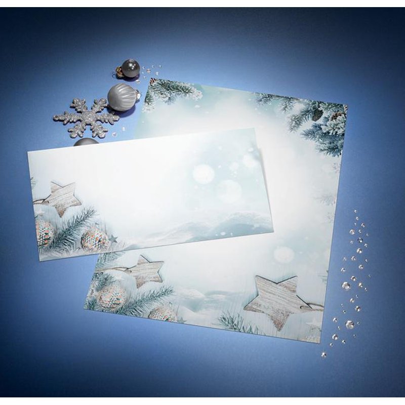 sigel sneeuwstermotief papier A4, 90 g/m², 25 vel