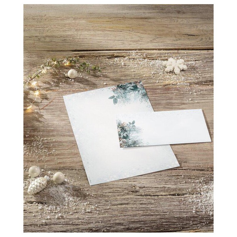 Sigel papier motif sapin Eucalyptus Magic, A4, 90 g/m², 100 feuilles