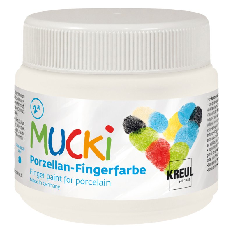 KREUL MUCKI porseleinverf, wit, 150 ml