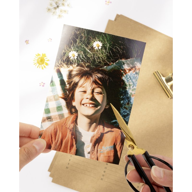 folia DIY fotokalender, A4, met klemmen, 13 vellen