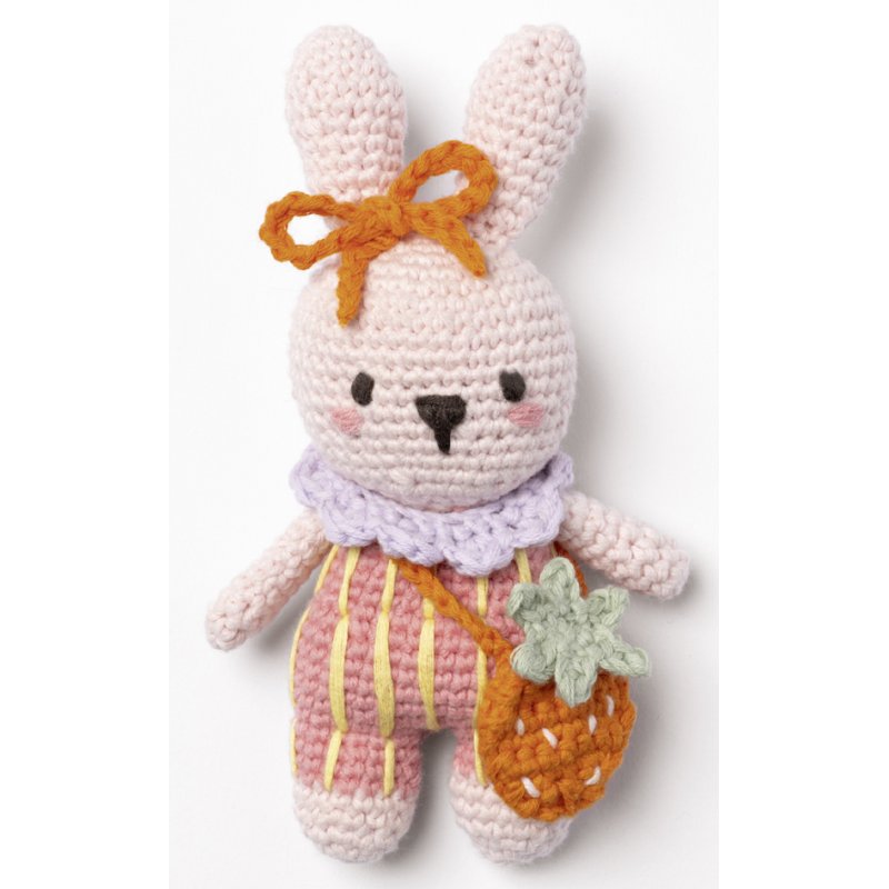 folia Mini-haakset RABBIT, gesorteerde kleuren, konijntjesmotief