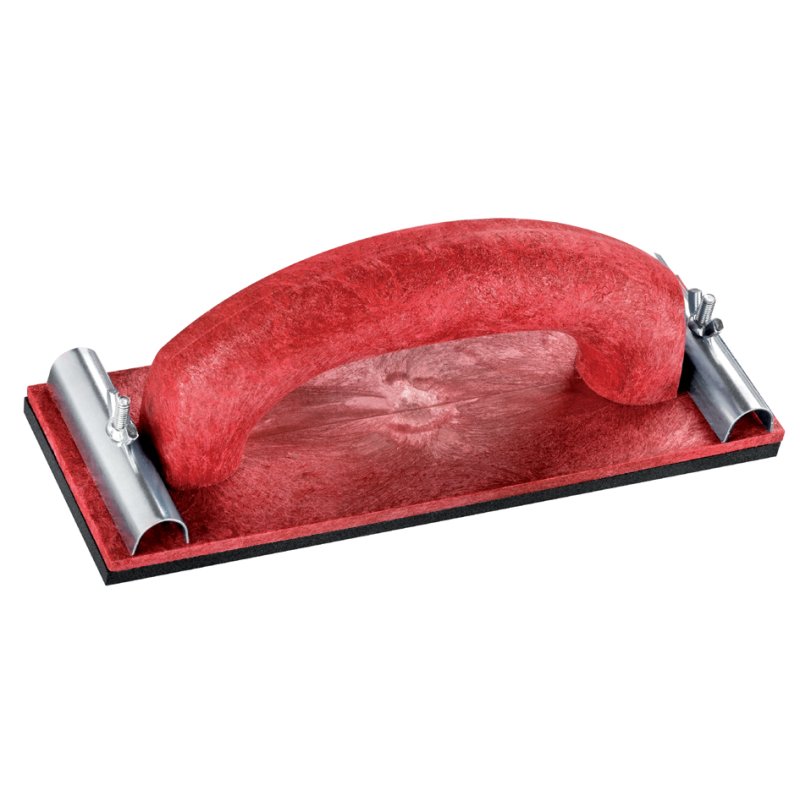 WESTEX hand sanding block with bracket, red, screw clamps