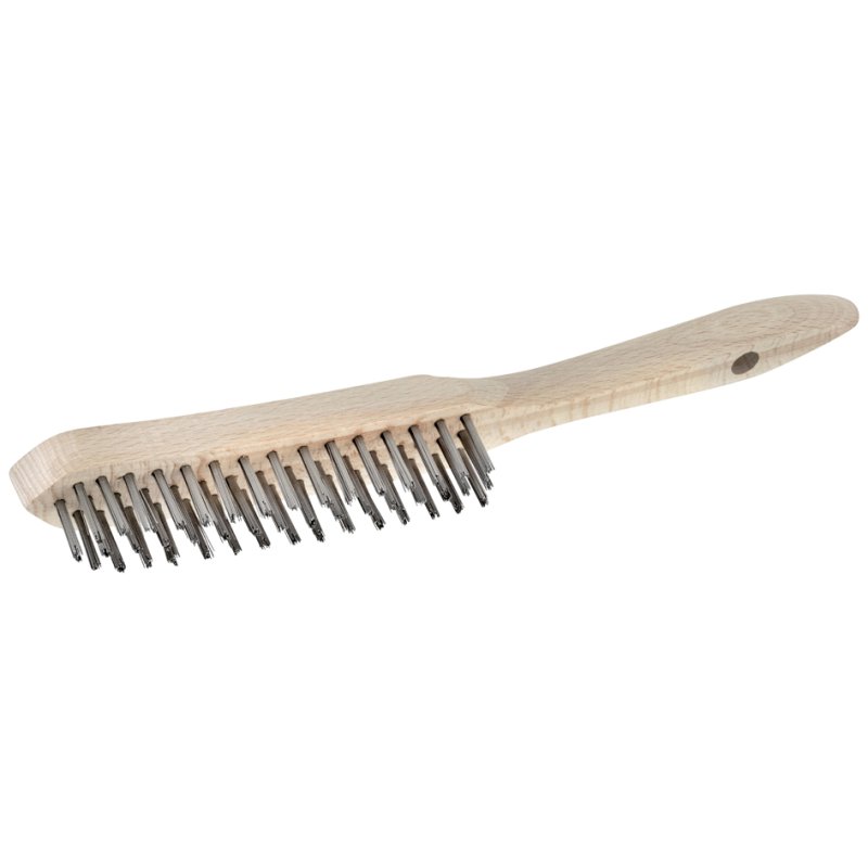 WESTEX wire brush 5, natural, corner grip, 5-row