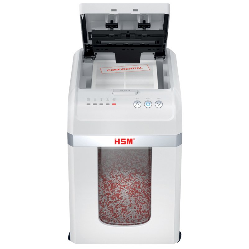 HSM shredstar Autofeed X300pro, papiervernietiger, 10 vel, P-5, wit