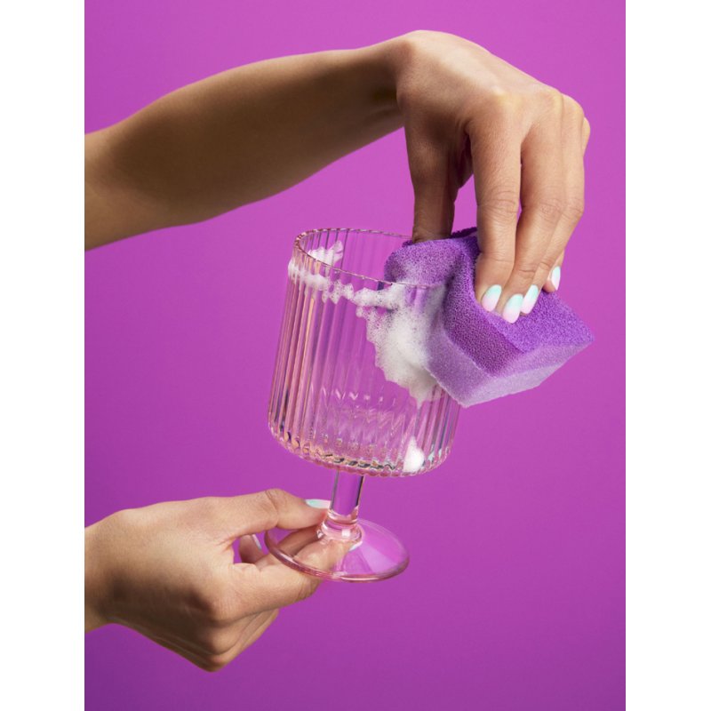 Scotch-Brite éponge de nettoyage, rose, 90×60×40 mm