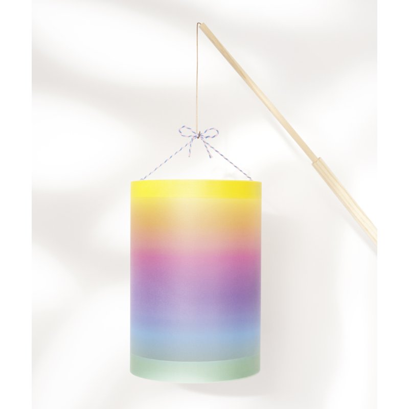 folia DIY lantaarn bouwset, regenboog, 1 stuk