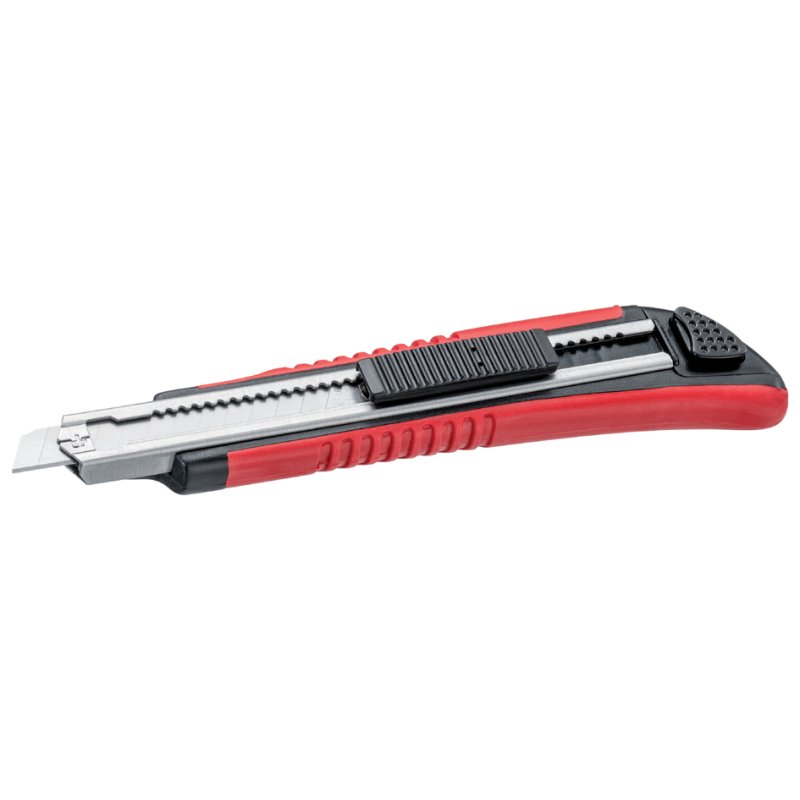 WESTEX Magazijnmes, snap-off knife, 9 mm, red