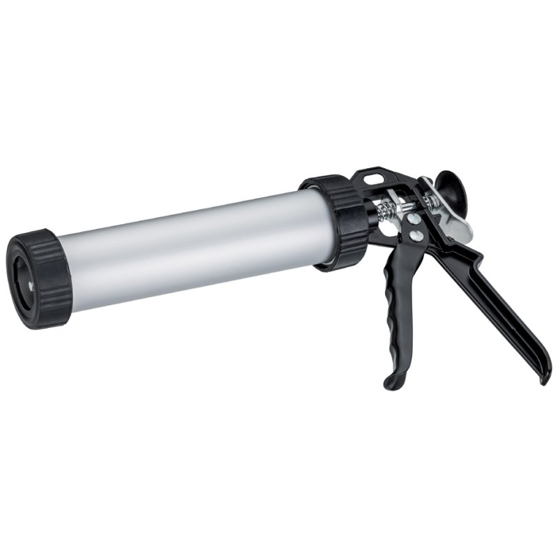 WESTEX cartridge gun, silver, aluminium, closed, 310 ml