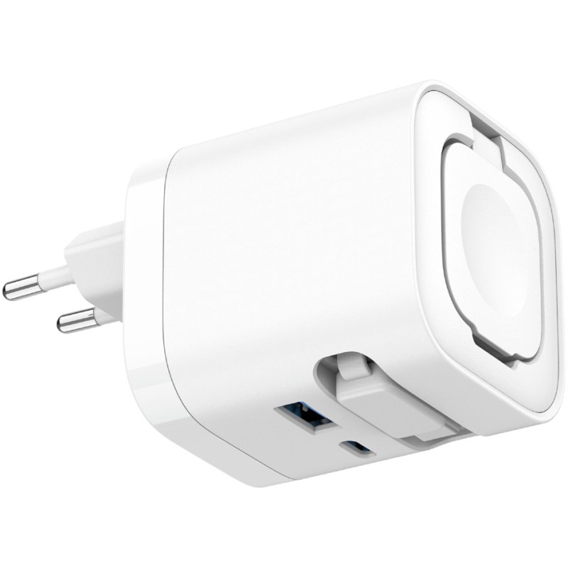 ANSMANN Home Charger, white, USB-A/USB-C, 54 watts