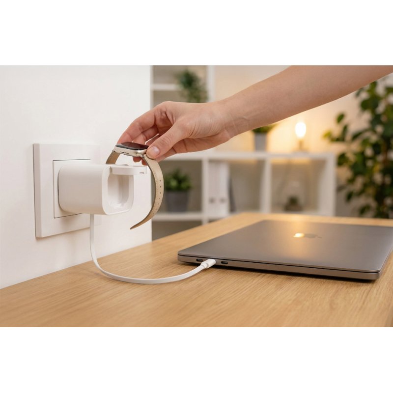 ANSMANN Home Charger, white, USB-A/USB-C, 54 watts
