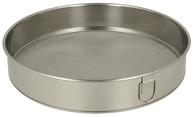 Metaltex flour and sieve spatula, stainless steel, silver, Ø230 mm