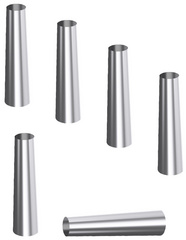 Metaltex Schillerlocken-vormen, roestvrijstaal, 6 stuks