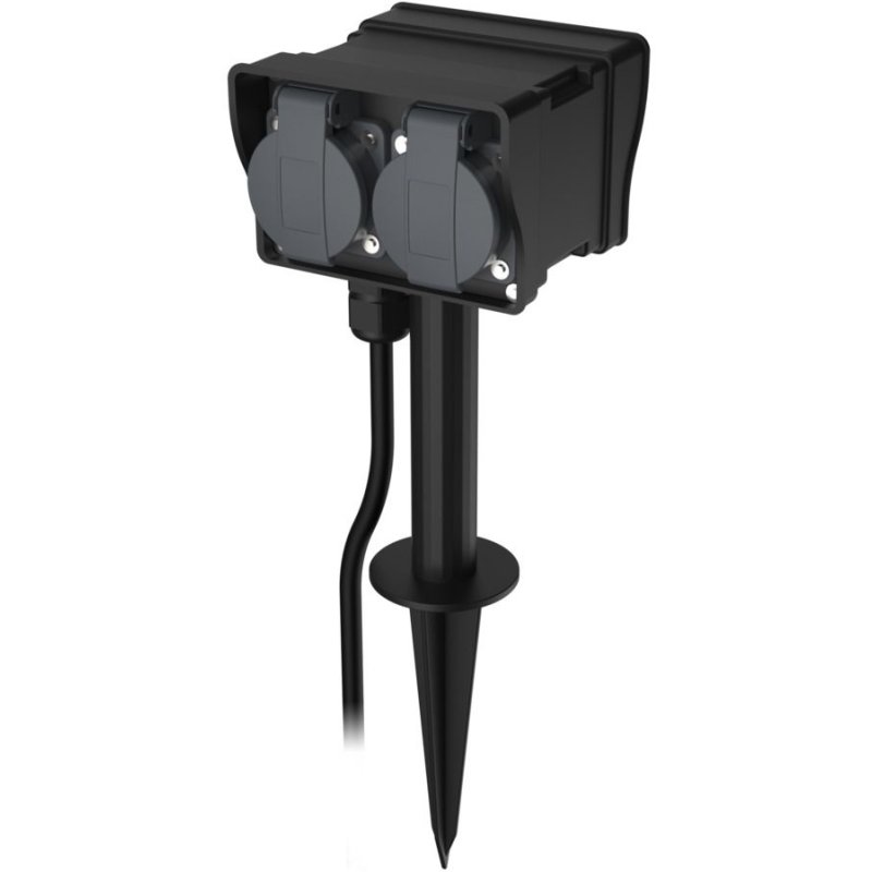 ANSMANN Outdoor timer, black, 1.5 m cable