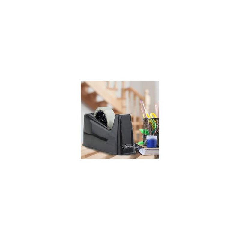 RAPESCO tape dispenser, black, 25 mm, incl. 4 rolls