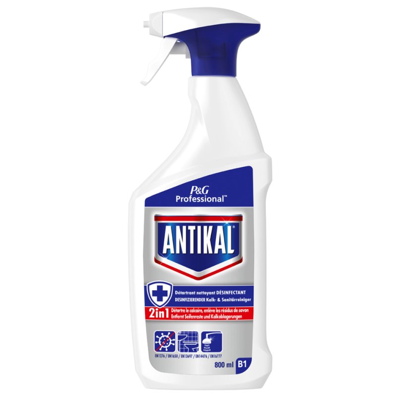 ANTIKAL Limescale & Sanitary Cleaner, disinfecting, 800 ml