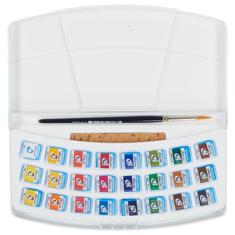 Royal Talens Van Gogh aquarelverfset, 24 kleuren, gesorteerde kleuren
