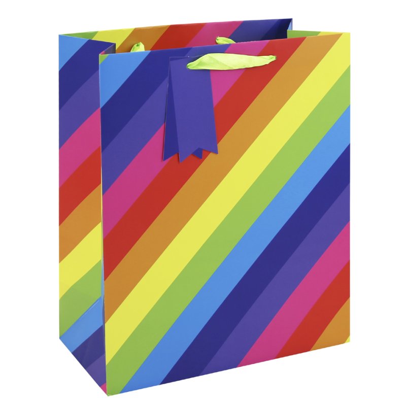 Clairefontaine gift bag Rainbow, large, 330×150×455 mm