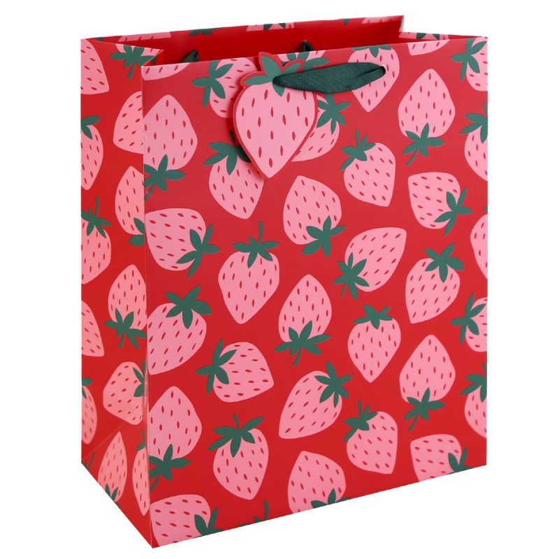 Clairefontaine gift wrap Strawberries, medium, 265×140×330 mm