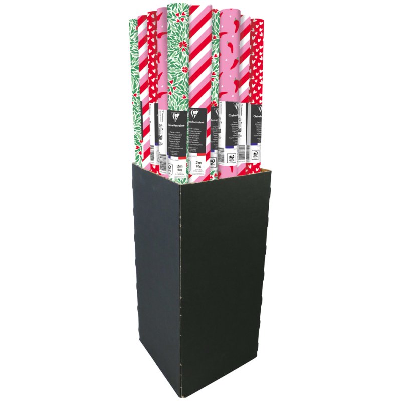 Clairefontaine wrapping paper Spicy Love, assorted designs, 700×2000 mm, 30 rolls