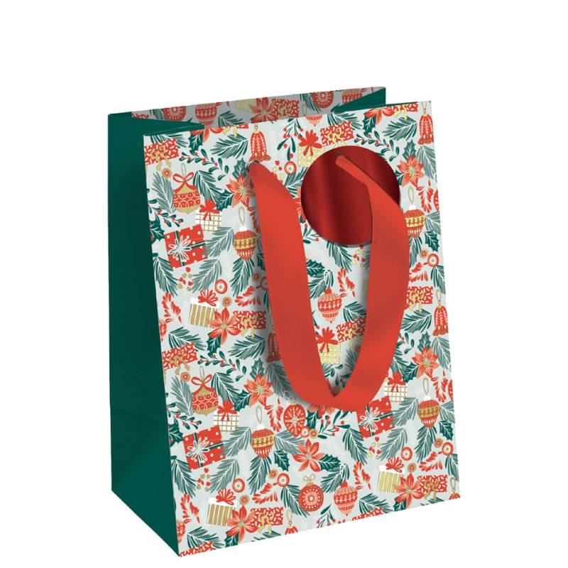 Clairefontaine Fancy Xmas gift bag, large, coated paper 210 g/m²