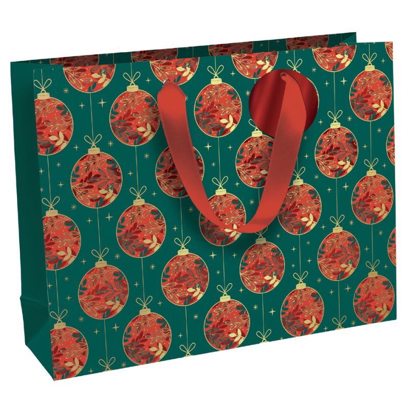 Clairefontaine Fancy Xmas gift bag, large, coated paper 210 g/m²