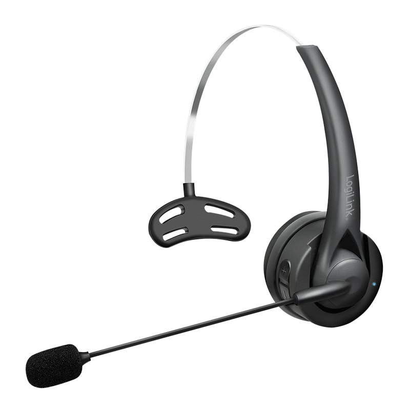 LogiLink Bluetooth headset, mono, black, 10 m range