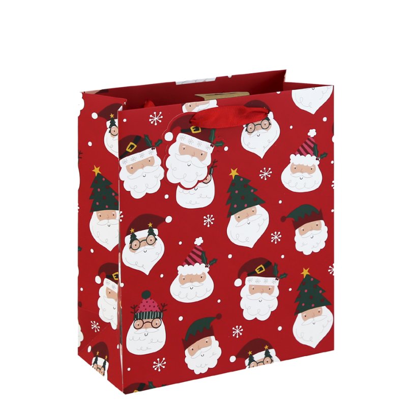 Clairefontaine Christmas gift bag Santa Claus, 265×140×330 mm, 210 g/m²