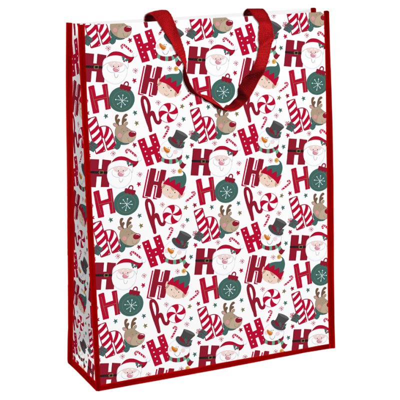 Clairefontaine Christmas carrier bag Hohoho, polypropylene, 490×180×700 mm