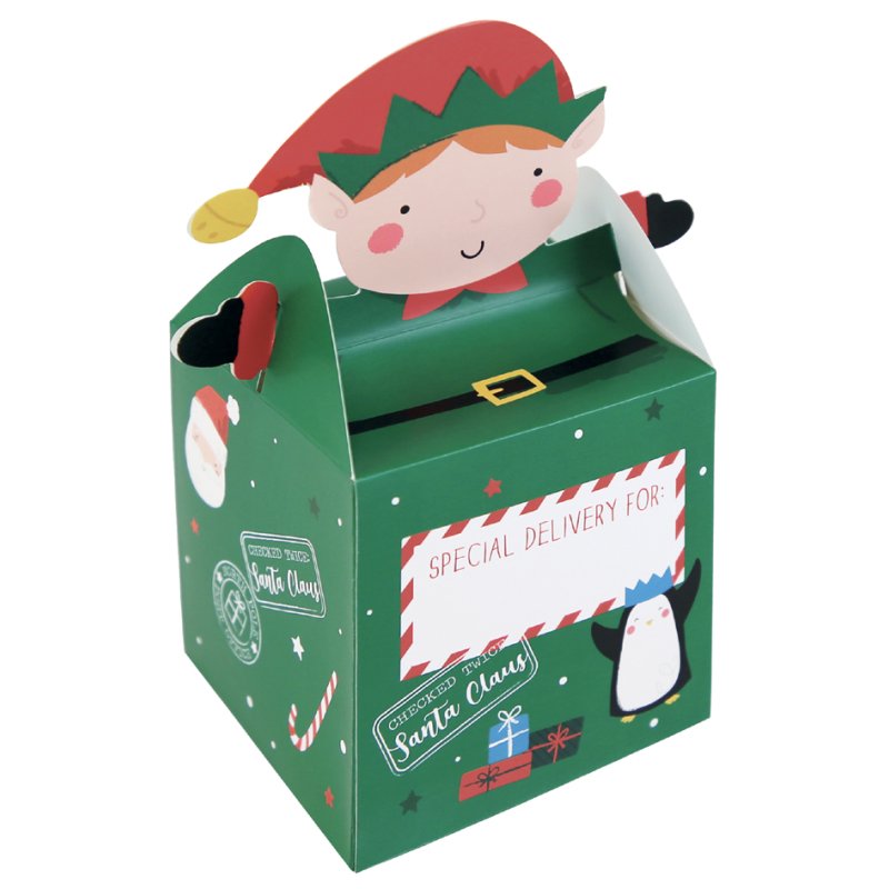 Clairefontaine Christmas gift box Santa Claus, red, 100x140x230 mm