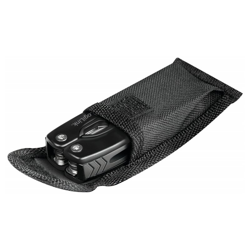 LogiLink multitool 11-in-1, black, metal, nylon pouch