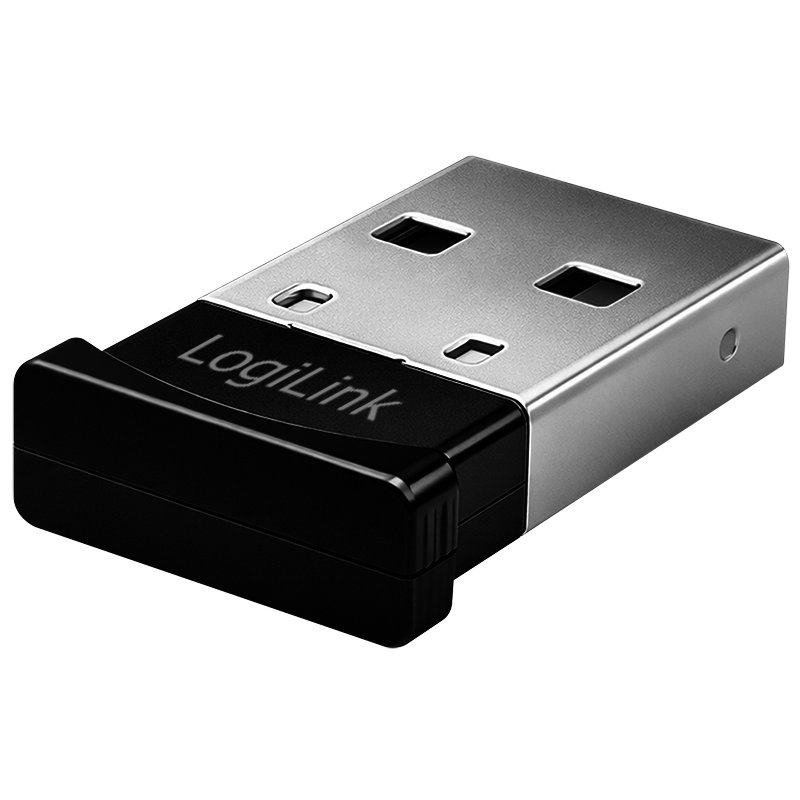 LogiLink Bluetooth 6.0 USB-A adapter, black, 20 m range, BT 6.0