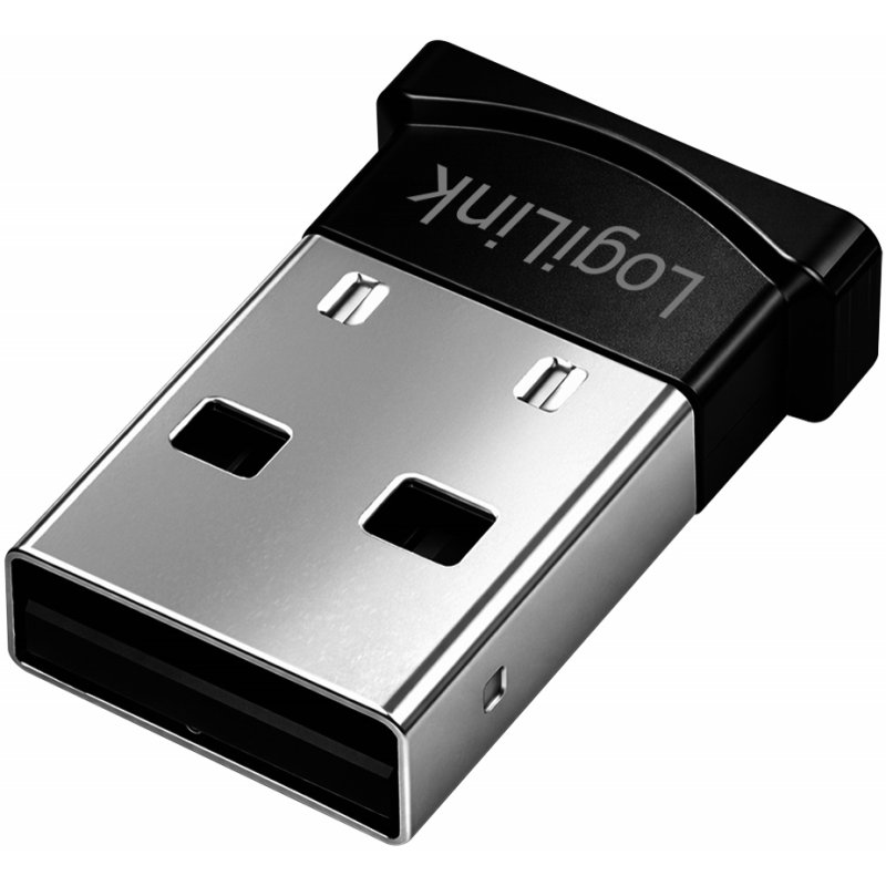 LogiLink Bluetooth 6.0 USB-A adapter, black, 20 m range, BT 6.0