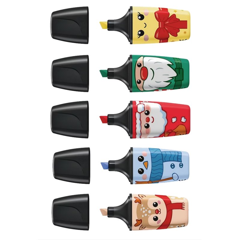 STABILO highlighter BOSS MINI Frosty Friends, assorted colours, 50 pieces
