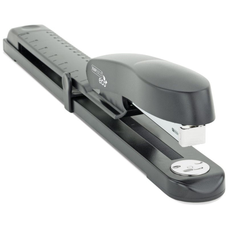RAPESCO long-arm stapler GRS ECO, black, 20 sheets, 24/6 or 26/6