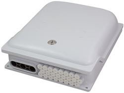 LogiLink Professional FTTX connection box, light grey, 96 fibres