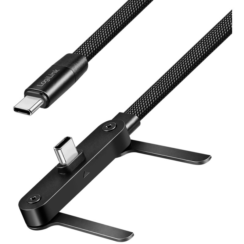 LogiLink USB-C cable, black, 1.5 m, USB-PD 3.1 up to 48V/5A