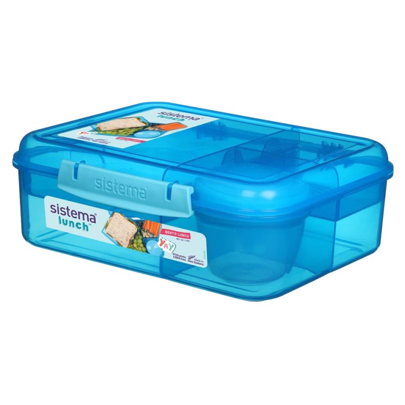 Sistema Bento TO GO, 1,65 litre, couleurs assorties, polypropylène recyclé