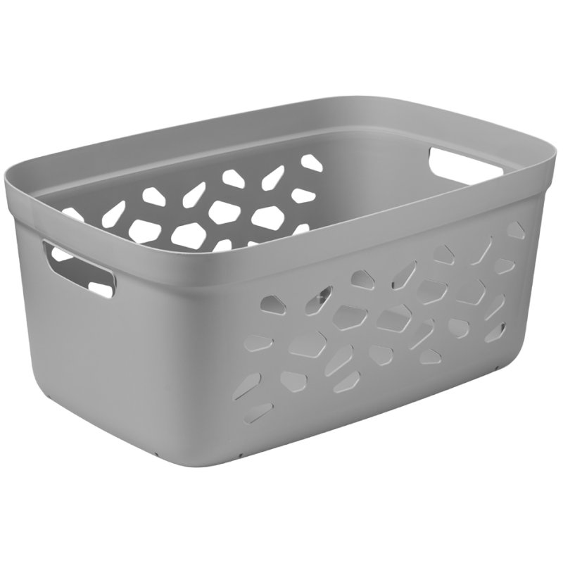 keeeper laundry basket Marlon, nordic grey, 41 litres, PP