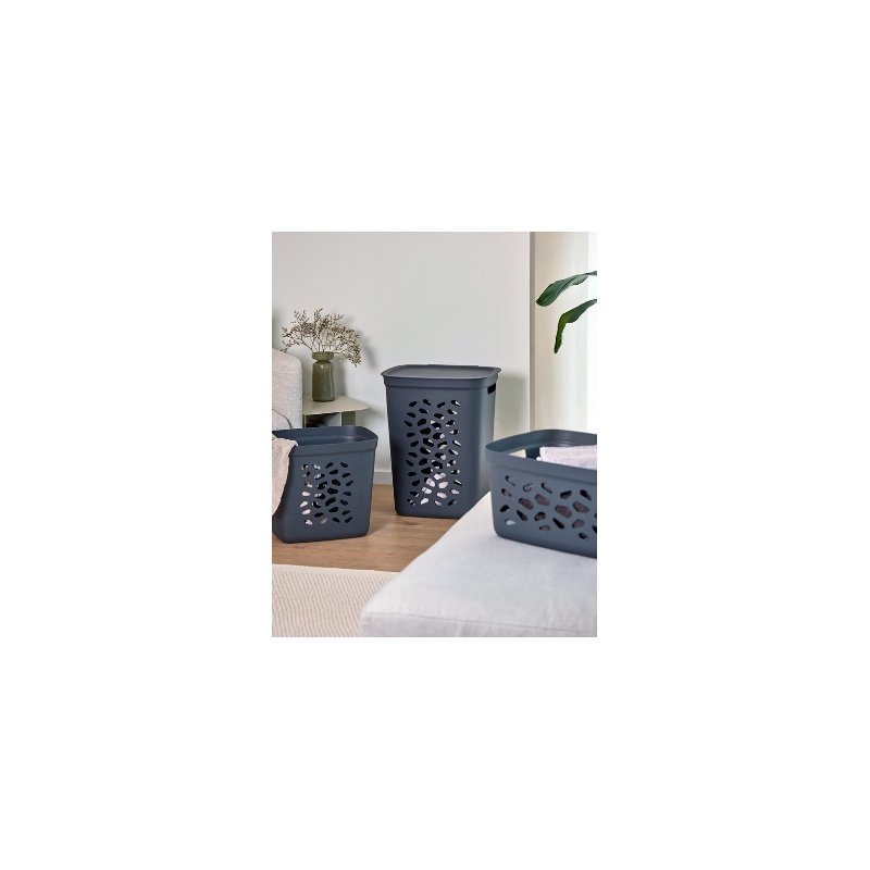 keeeper laundry basket Marlon, nordic grey, 41 litres, PP