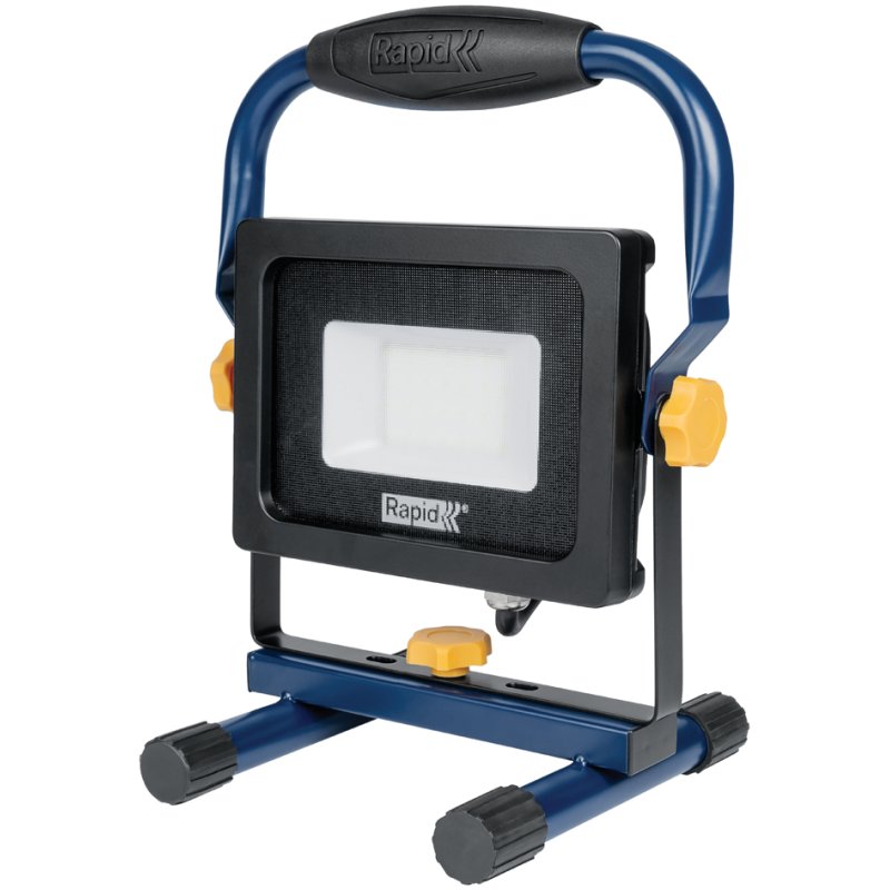 Rapid LED-werklamp THE PAINTER set incl. statief, zwart/blauw, 20 W, 2.000 lm